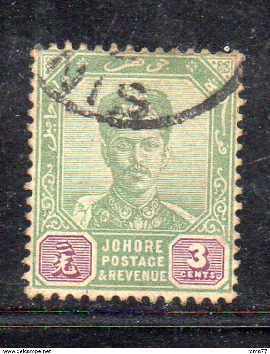 XP5029 - JOHORE MALAYSIA 1896 , Yvert N. 23  Usato (2380A) - Johore