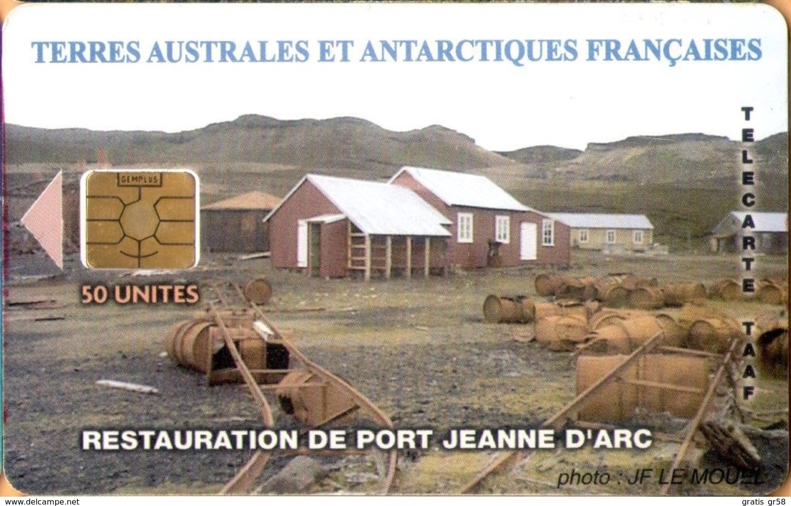 TAAF - TF-STA-0036A, Restauration De Port Jeanne D'Arc, Buildings, 2,700ex, 50 Units, 7/04, Mint? - TAAF - Franse Zuidpoolgewesten