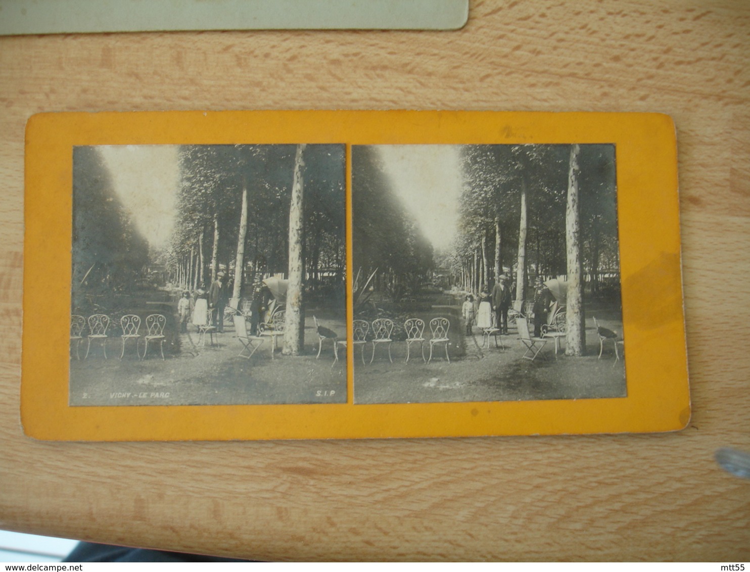 Lot De 4 Photo Stereoscopique Stereo Vichy - Stereoscopio