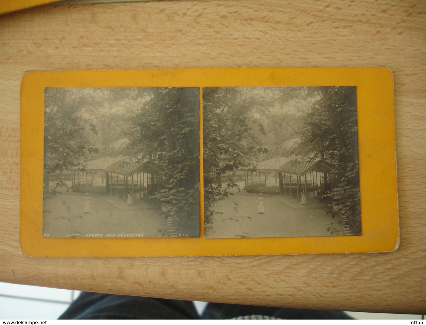 Lot De 4 Photo Stereoscopique Stereo Vichy - Stereoscopio