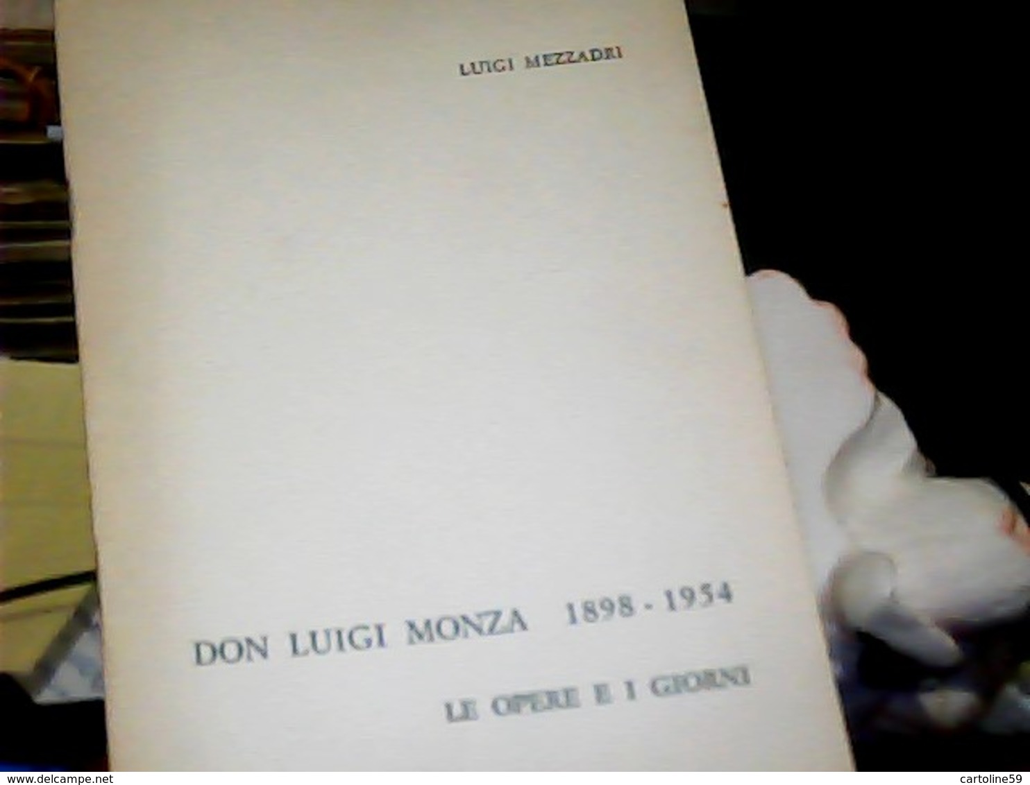 LIBRETTO LECCO CISLAGO-DON LUIGI MONZA OPERE E I GIORNI \979  HK4849 - Altri & Non Classificati