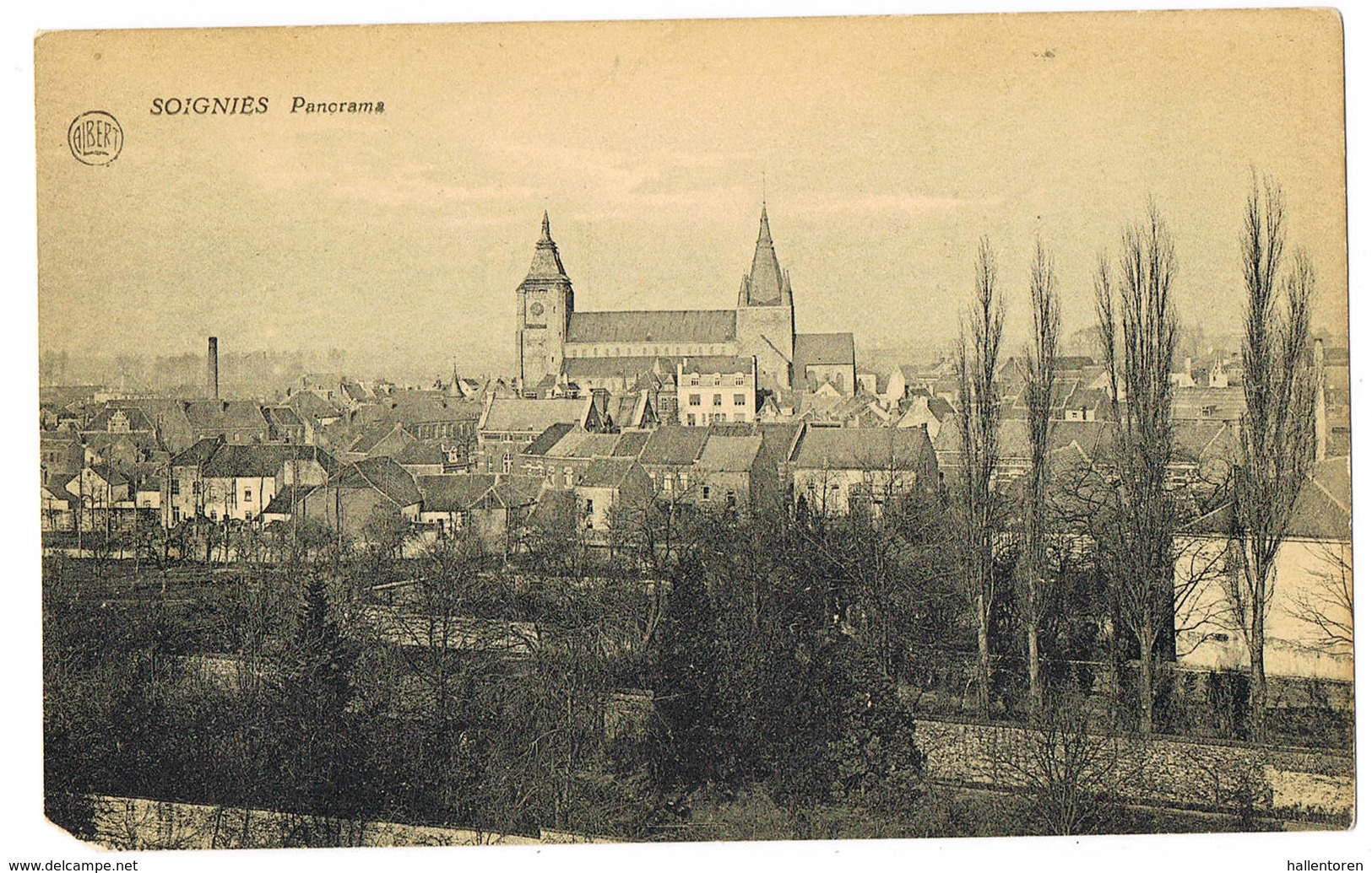 Soignies: Panorama ( 2 Scans) - Soignies