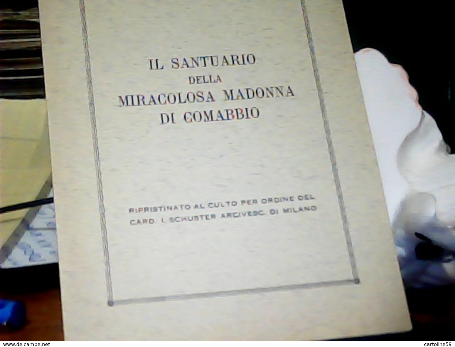 LIBRETTO VARESE - COMABBIO - MIRACOLOSA MADONNA  SANTUARIO 1979  HK4850 - Other & Unclassified