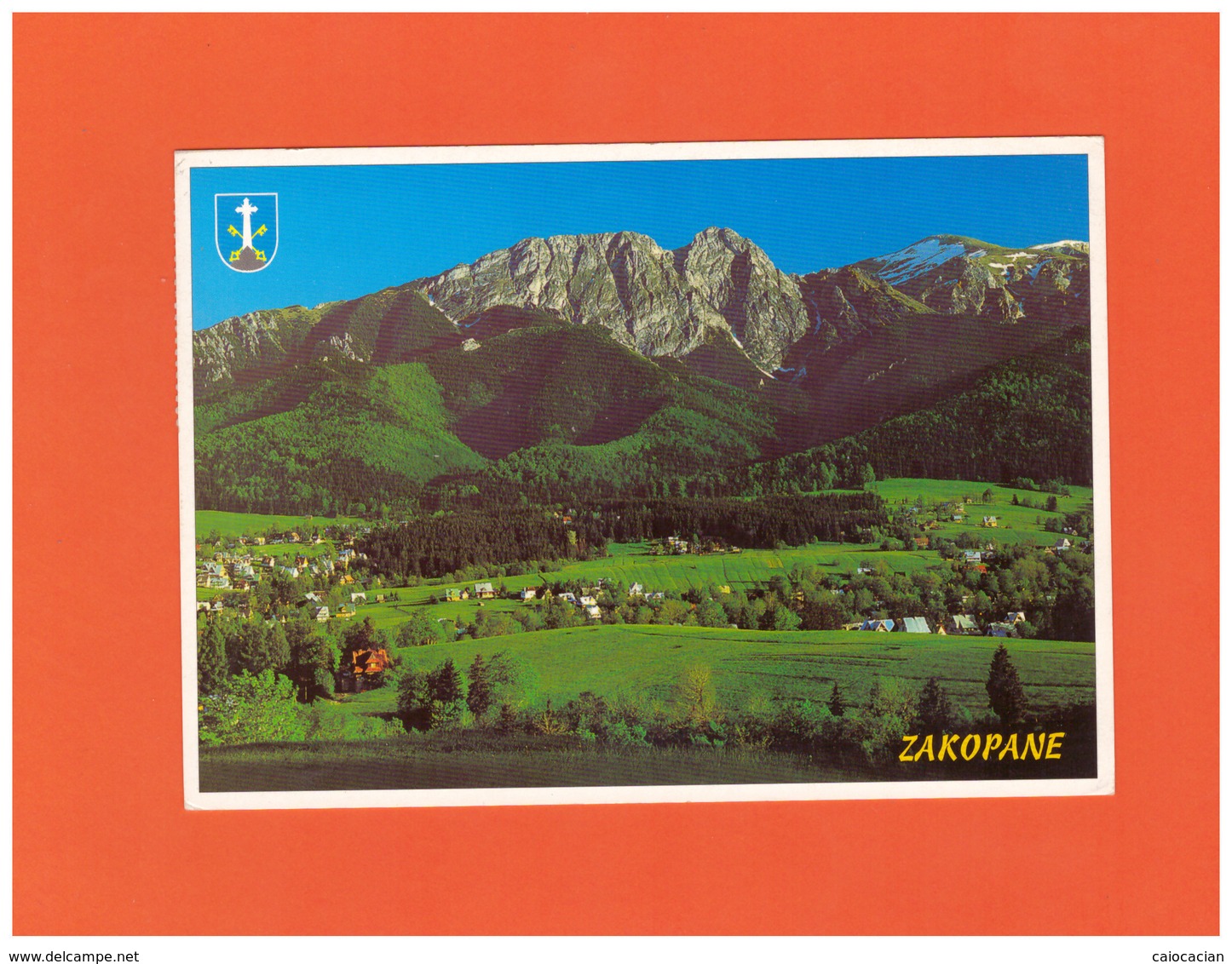 2003 POLSKA ZAKOPANE POSTCARD WITH 1 STAMP TO GERMANY - Storia Postale