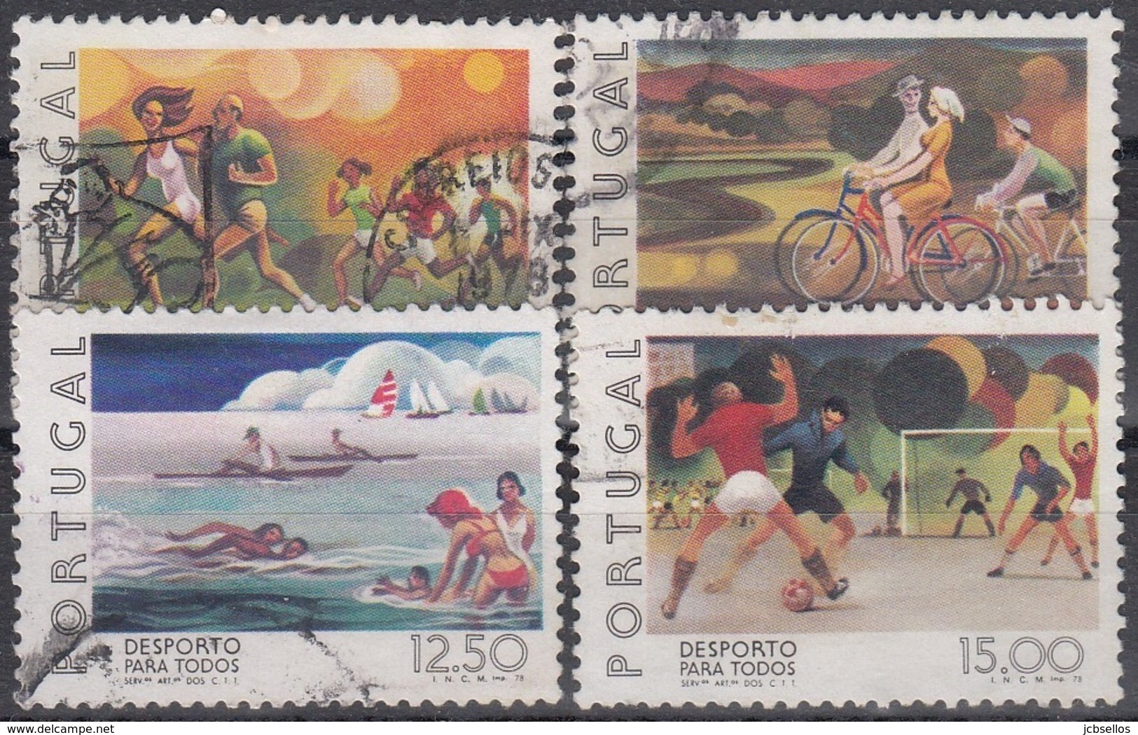 PORTUGAL 1978 Nº 1387/90 USADO - Used Stamps