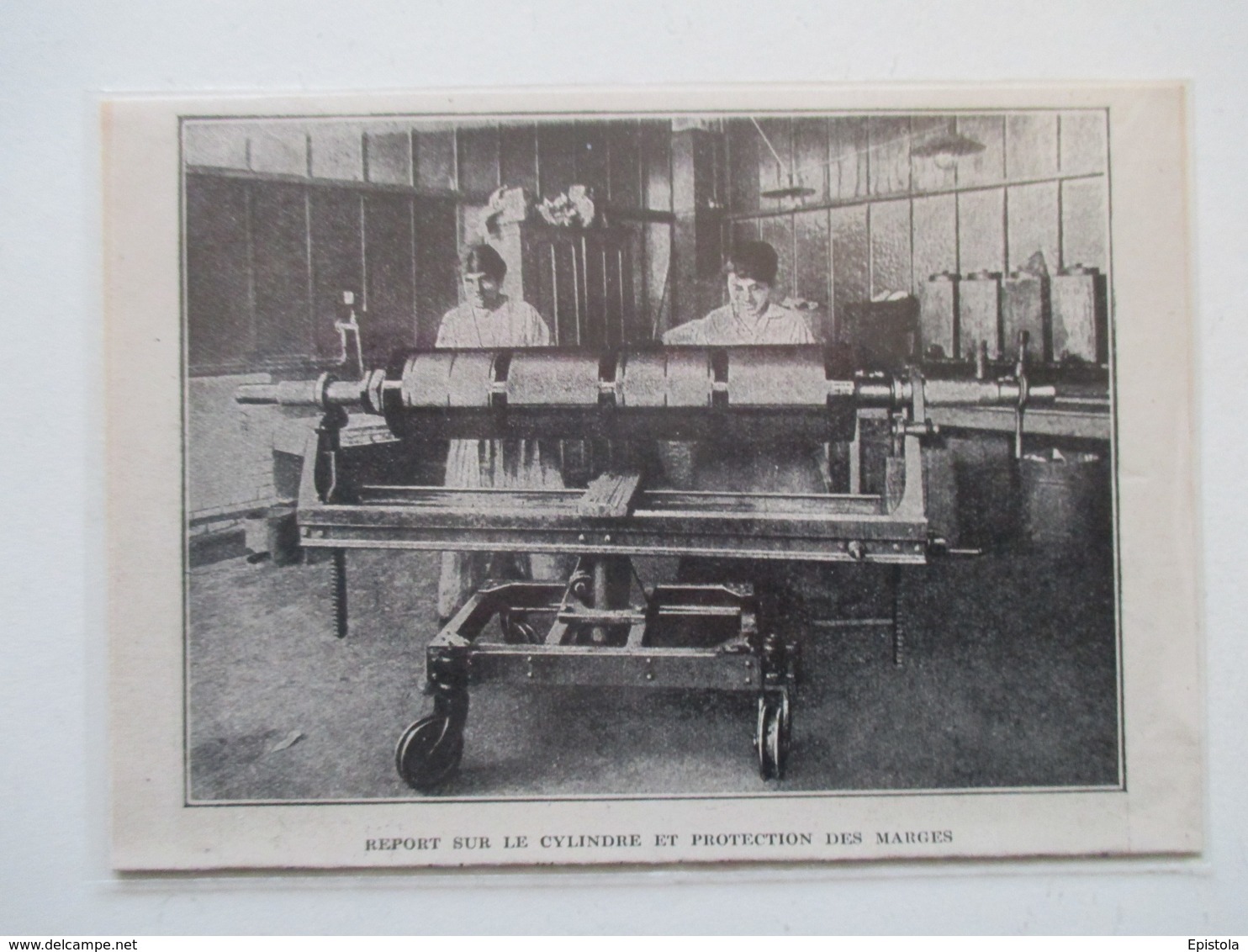 PARIS Rue D'Enghien  -  Matériel     IMPRIMERIE   - Journal  "Le Miroir"   -  Coupure De Presse De 1919 - Other Apparatus