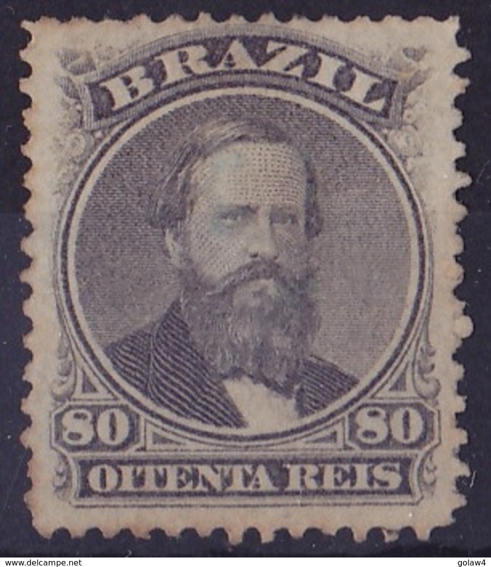 20556# BRESIL Y&T N° 26 (*) EMPEREUR DON PEDRO II BRASIL BRAZIL 1866 - Unused Stamps