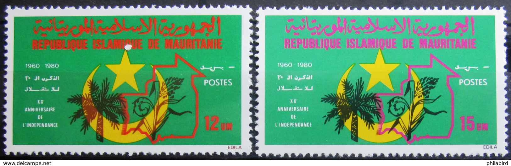 MAURITANIE                      N° 472/473                      NEUF** - Mauritania (1960-...)