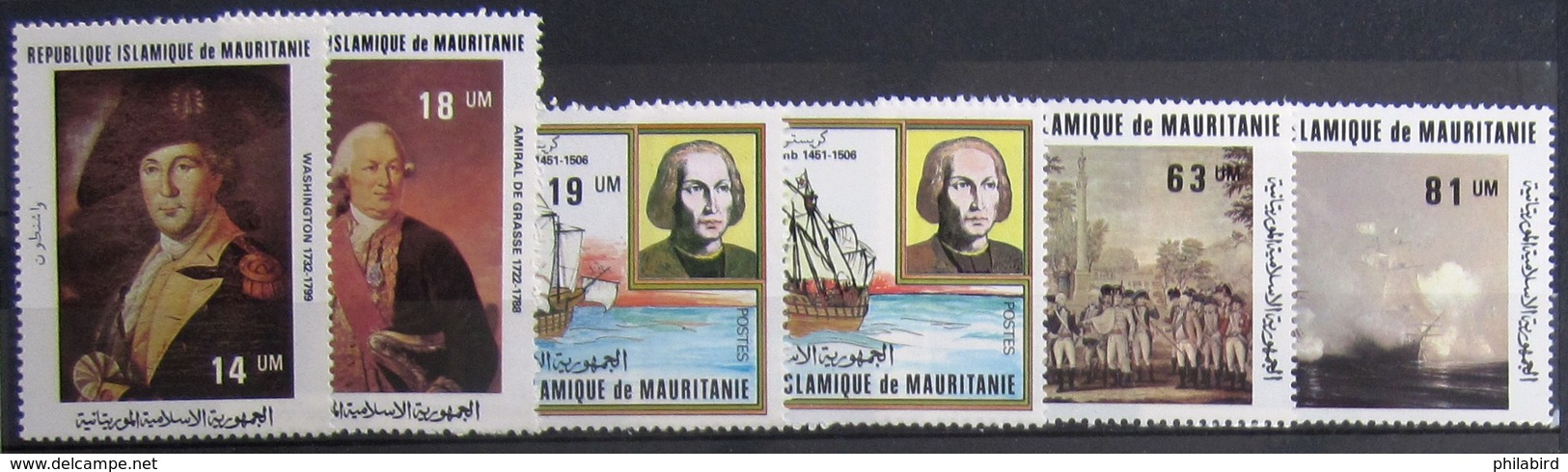 MAURITANIE                      N° 483/488                      NEUF** - Mauritanie (1960-...)