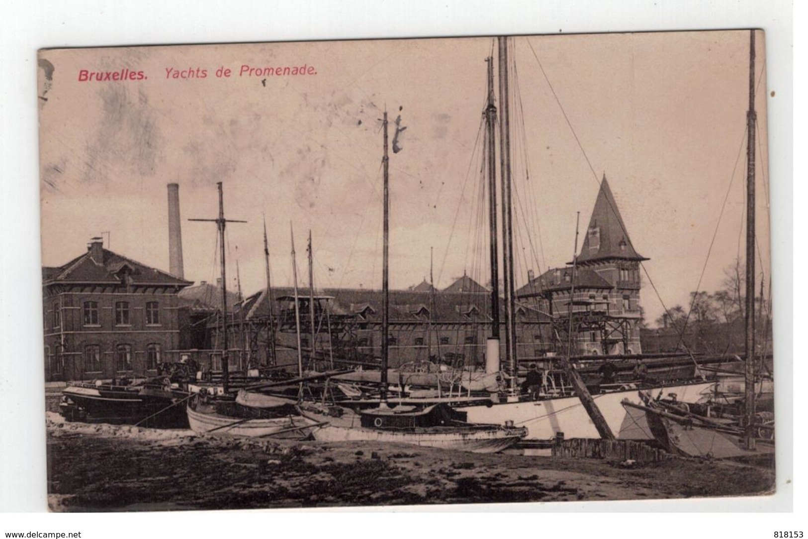 Bruxelles.  Yachts De Promenade 1913 - Brüssel (Stadt)