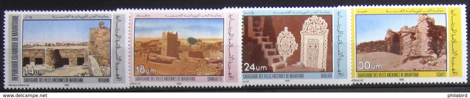 MAURITANIE                      N° 520/523                     NEUF** - Mauritanie (1960-...)