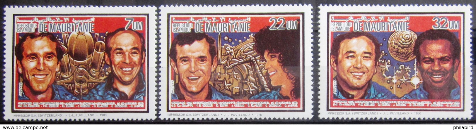 MAURITANIE                      N° 584/586                     NEUF** - Mauritanie (1960-...)