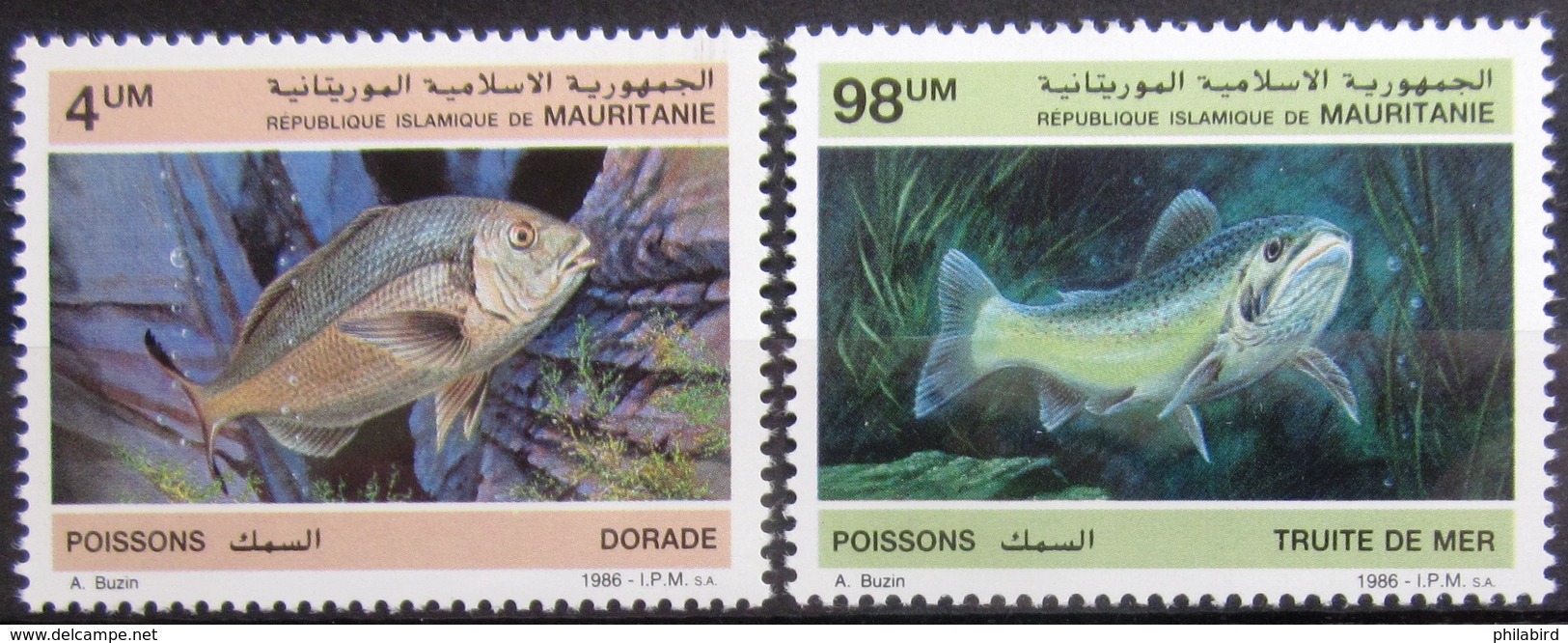 MAURITANIE                      N° 592/593                     NEUF** - Mauritanie (1960-...)