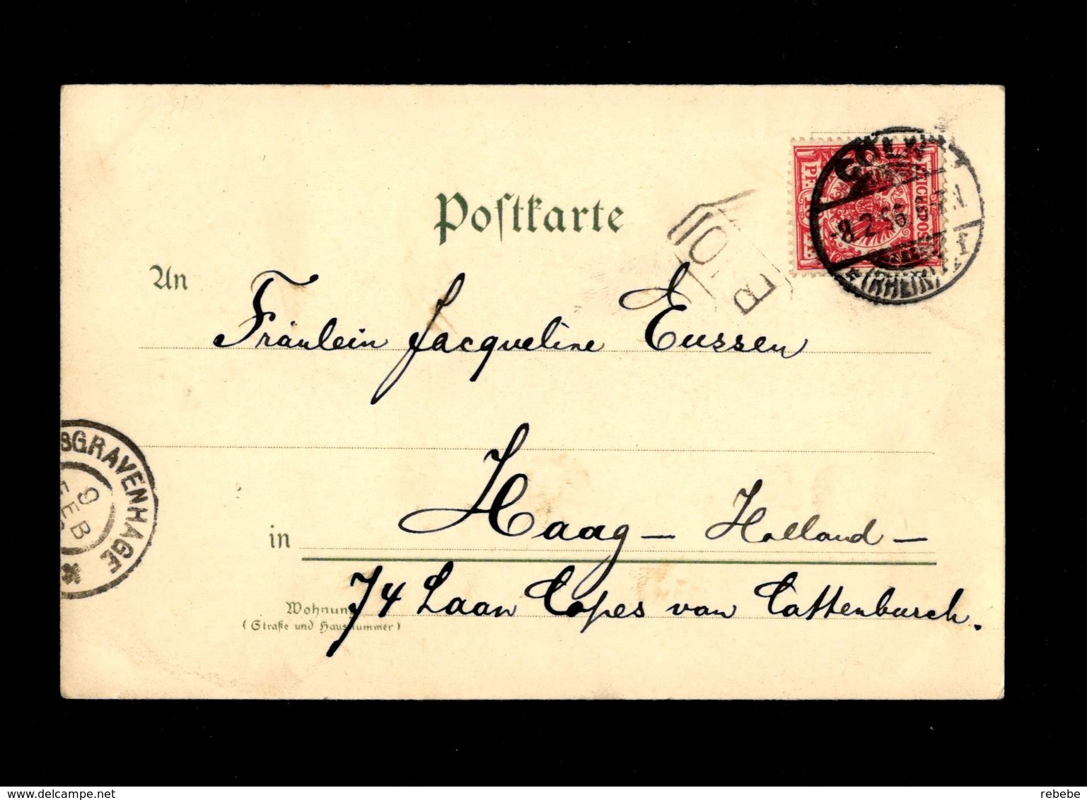Köln 1896  Poststempel Cöln  Gruss Vom Carneval - Köln