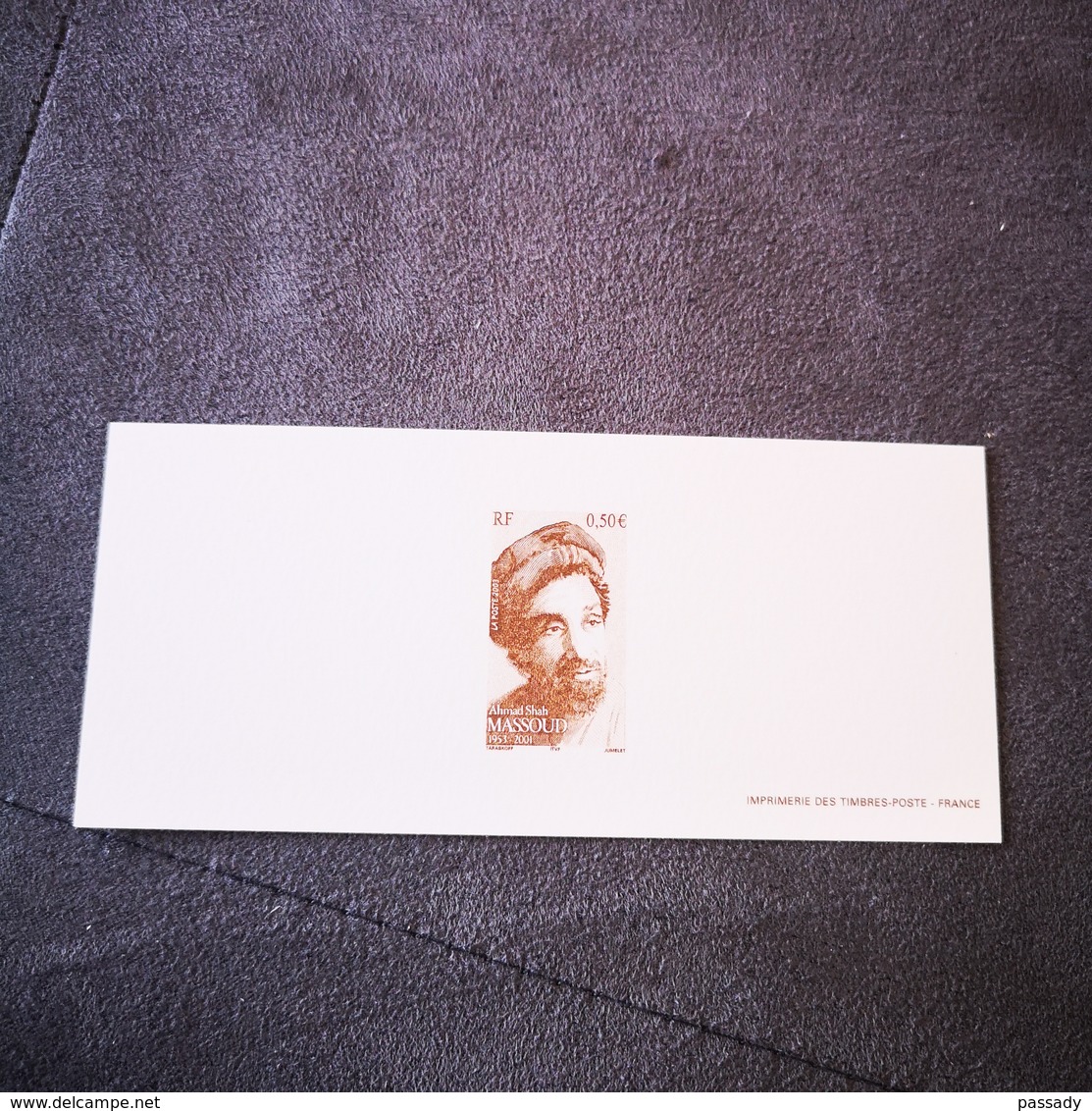 FRANCE FDC GRAVURE épreuve 1er Jour AHMAD SHAH MASSOUD 2003 - Collection Timbre Poste - 2000-2009