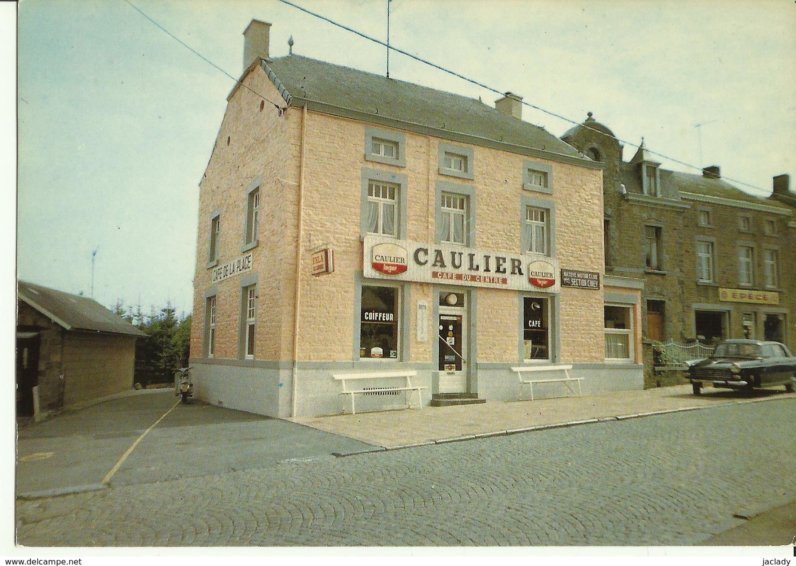 NATOYE - Café - Coiffeur Caulier - Salle Pour Réunions.  (2 Scans) - Hamois