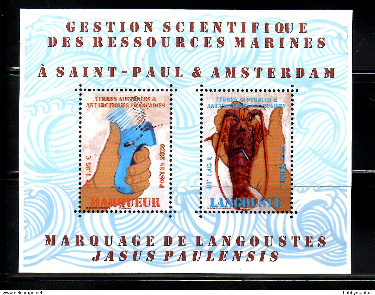 TAAF, 2020, LOBSTER, M/S. MNH** NEW! - Marine Life