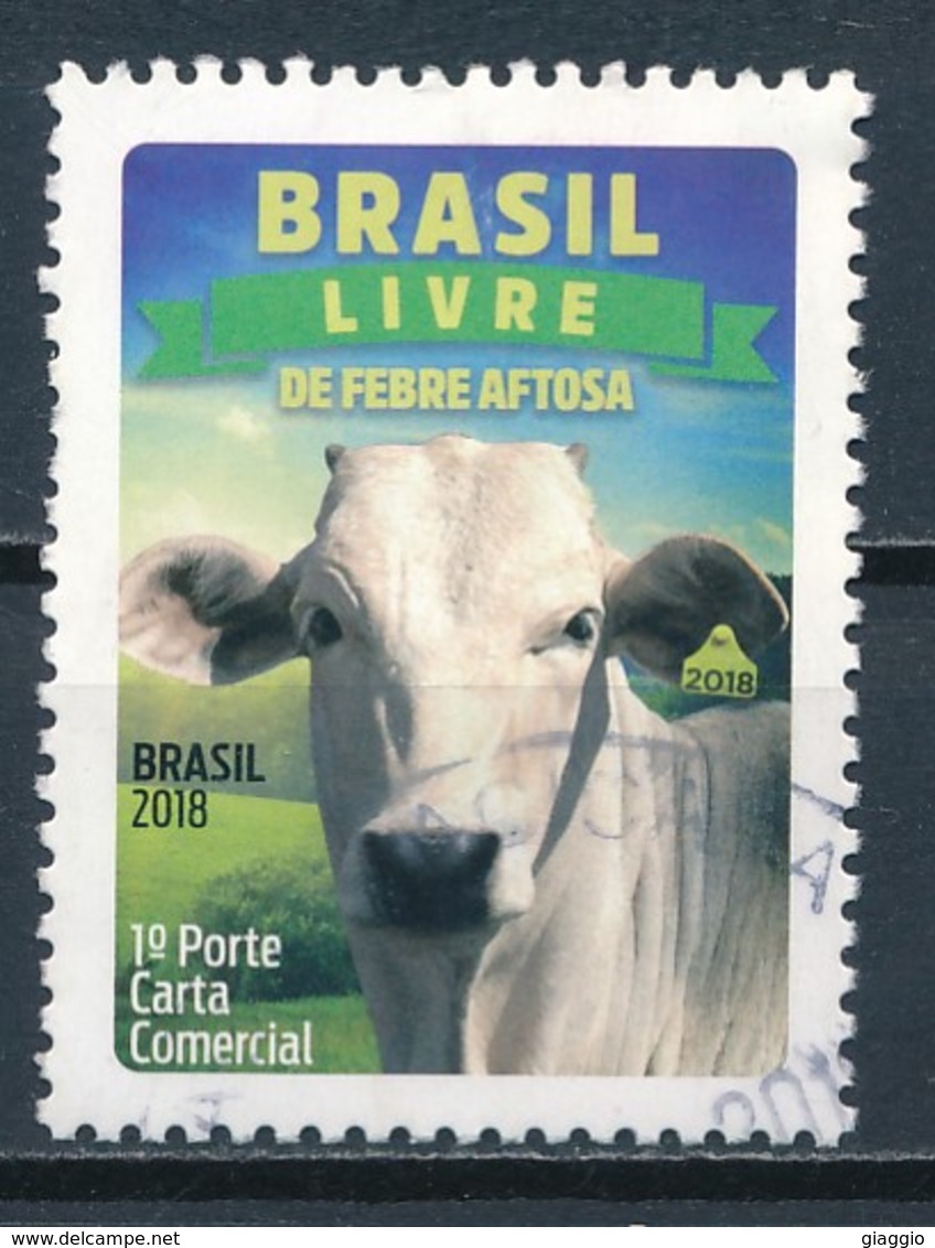 °°° BRASIL - LIVRE DE FEBRE AFTOSA - 2018 °°° - Oblitérés