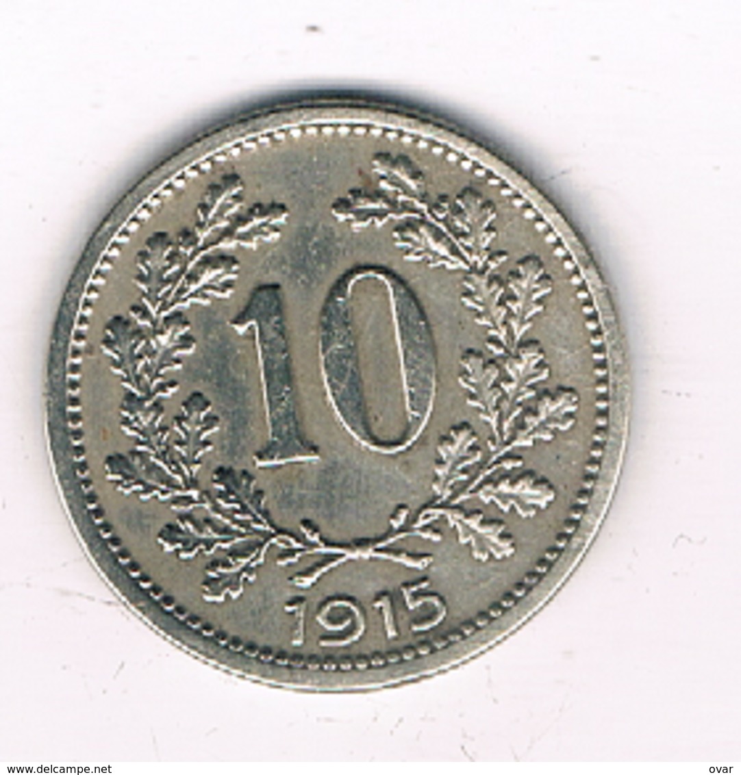 10 HELLER 1915 OOSTENRIJK /1217/ - Autriche