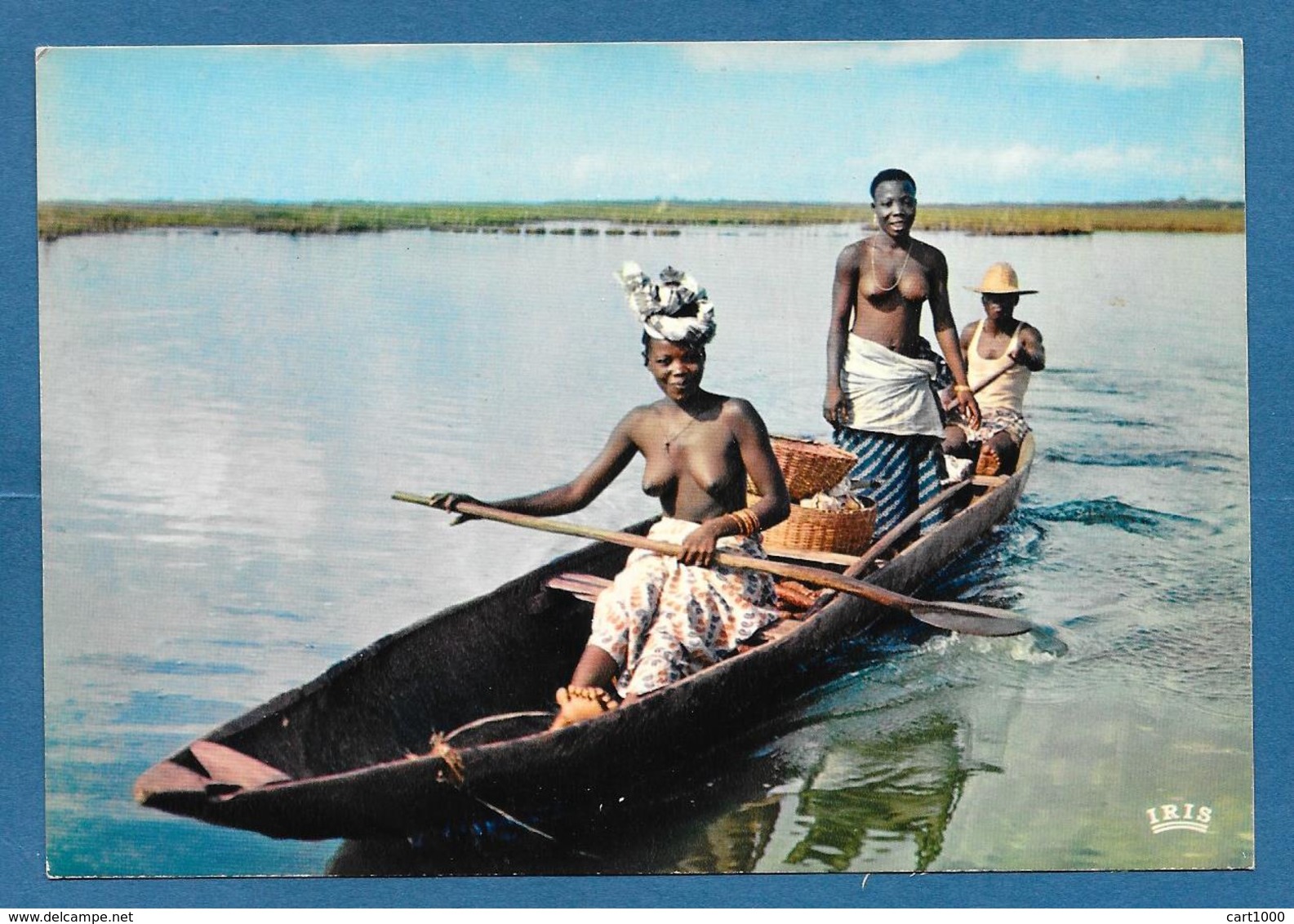 AFRIQUE EN COULEURS SCENE AFRICAINE SUR LE FLEUVE - Non Classificati