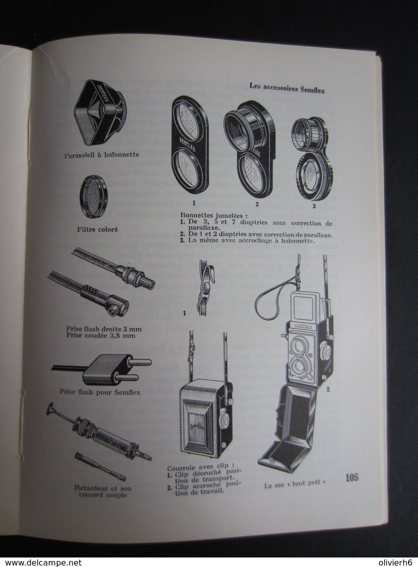 LIVRE PHOTOGRAPHIE (M1409) VOTRE SEMFLEX J. BENEZET (9 vues) 130 pages 1958