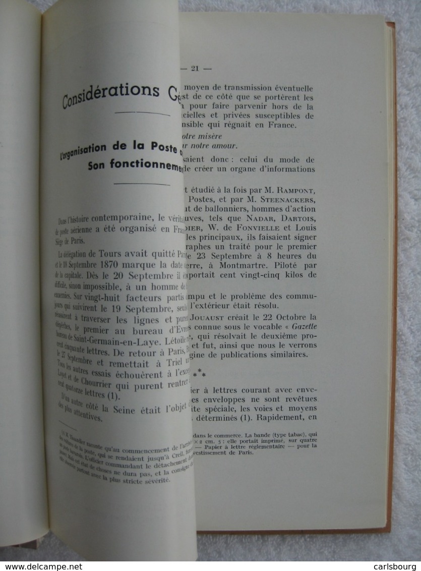 Philatélie – poste aérienne et ballons – J. Le Pileur - EO 1943 – rare tirage limité