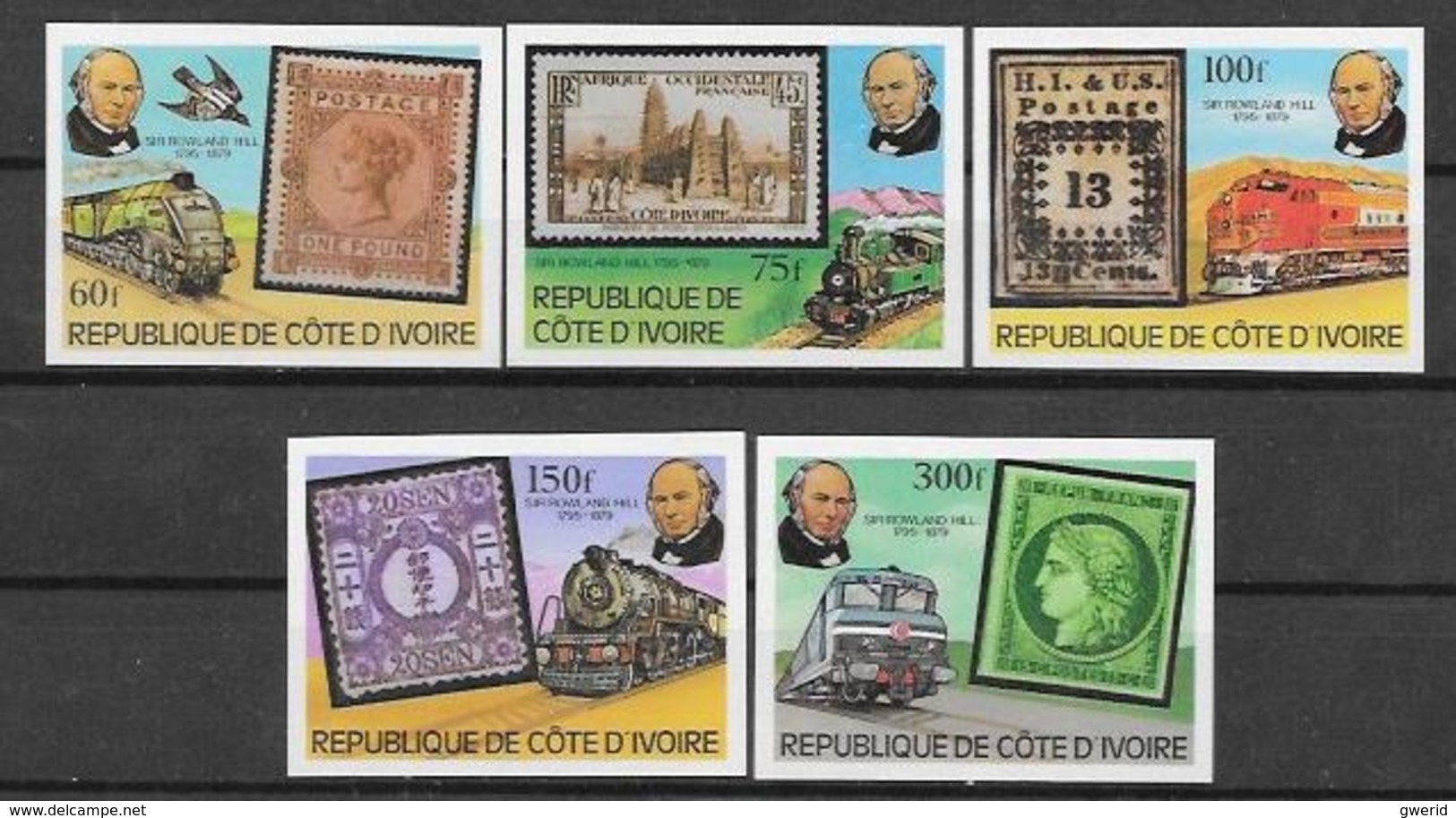 Cote D'Ivoire N° 504/08 NON DENTELE YVERT NEUF ** - Côte D'Ivoire (1960-...)