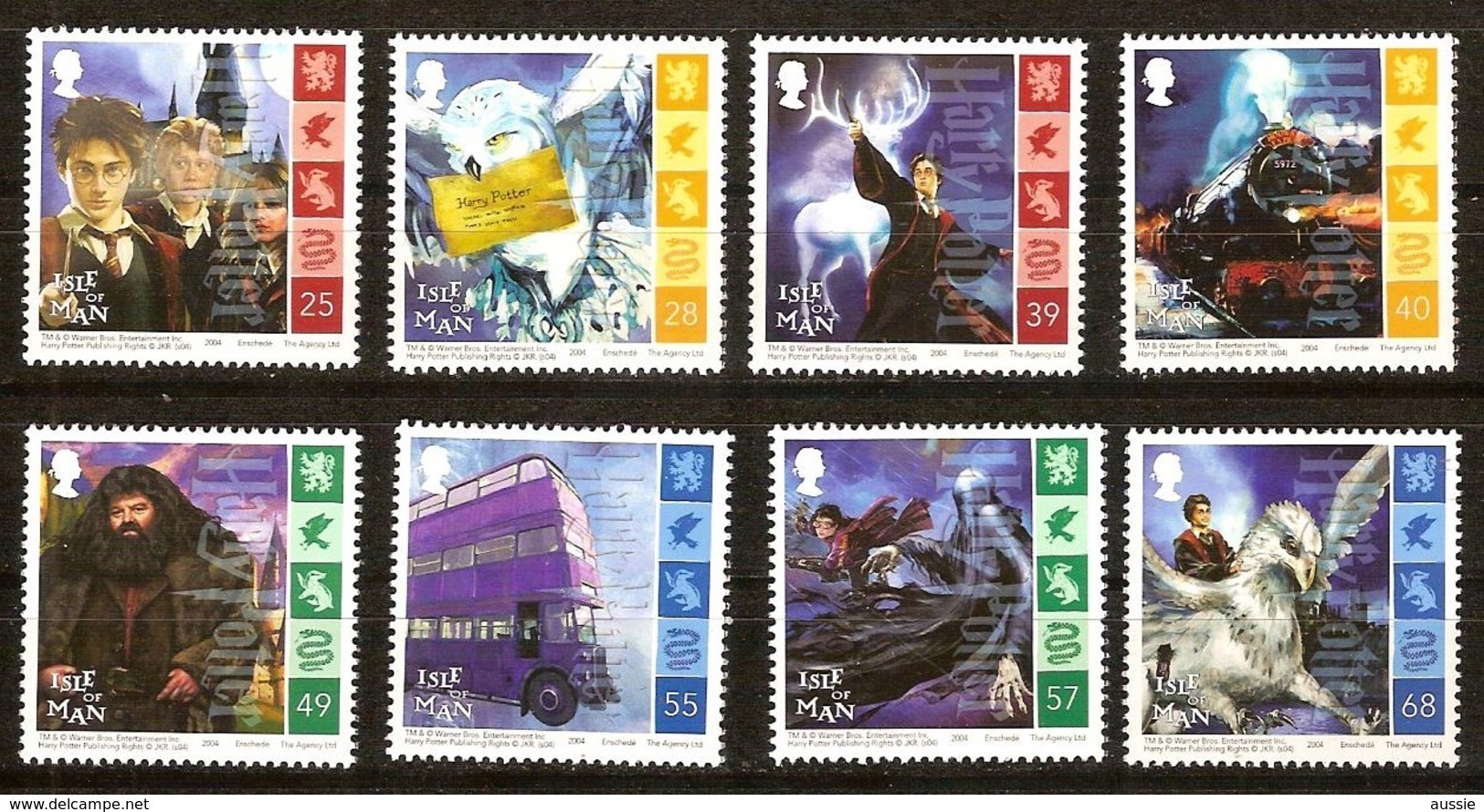 Île De Man 2004 Yvertn° 1204-1211 *** MNH Cote 19,00 Euro Harry Potter - Man (Ile De)