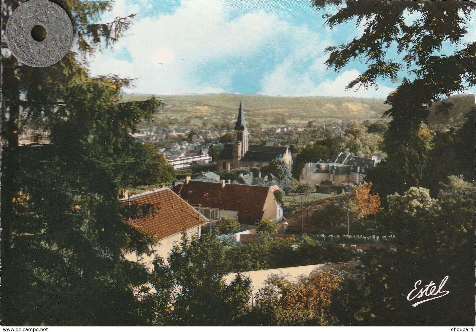 91 - Très Belle Carte Postale Semi Moderne Dentelée De  PALAISEAU   Vue Aérienne - Palaiseau