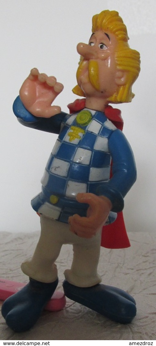 Collection Astérix - Figurine Assurancetourix Articulé Albert René 1980 Macao  (5) - Figurines En Plastique