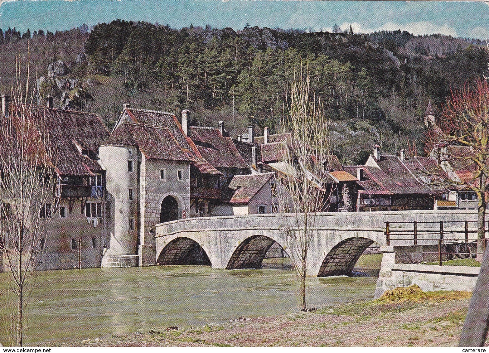 SUISSE,SCHWEIZ,SVIZZERA,SWITZERLAND,HELVETIA,SWISS,JURA,SAINT URSANNE,PONT - Saint-Ursanne