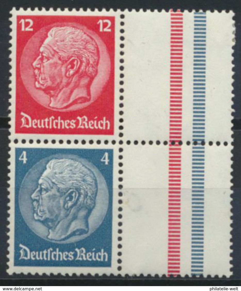 Deutsches Reich Zusammendruck S165 ** Postfrisch - Se-Tenant