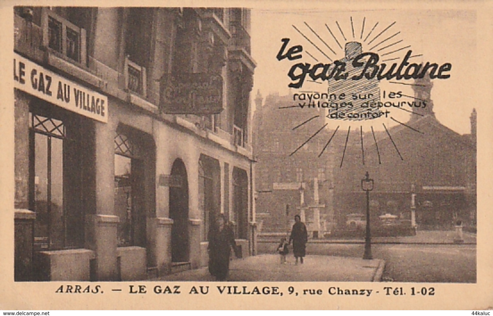 ARRAS  BOUTIQUE Du Gaz Au Village Publicitaire - Arras