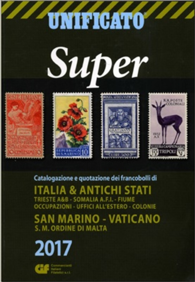 Catalogues Stamps Of Italy Unificato Super 2017 Year On DVD - Unclassified