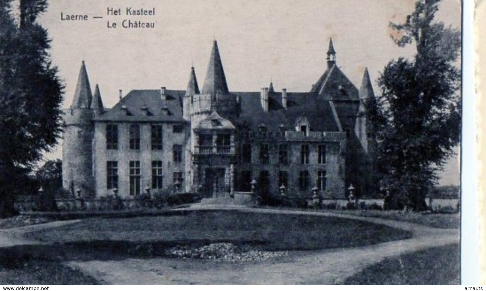 Laarne Laerne Het Kasteel Le Château Juni 1925 (fotokaart) Niet Verdeeld Achteraan Als Postkaart) - Laarne