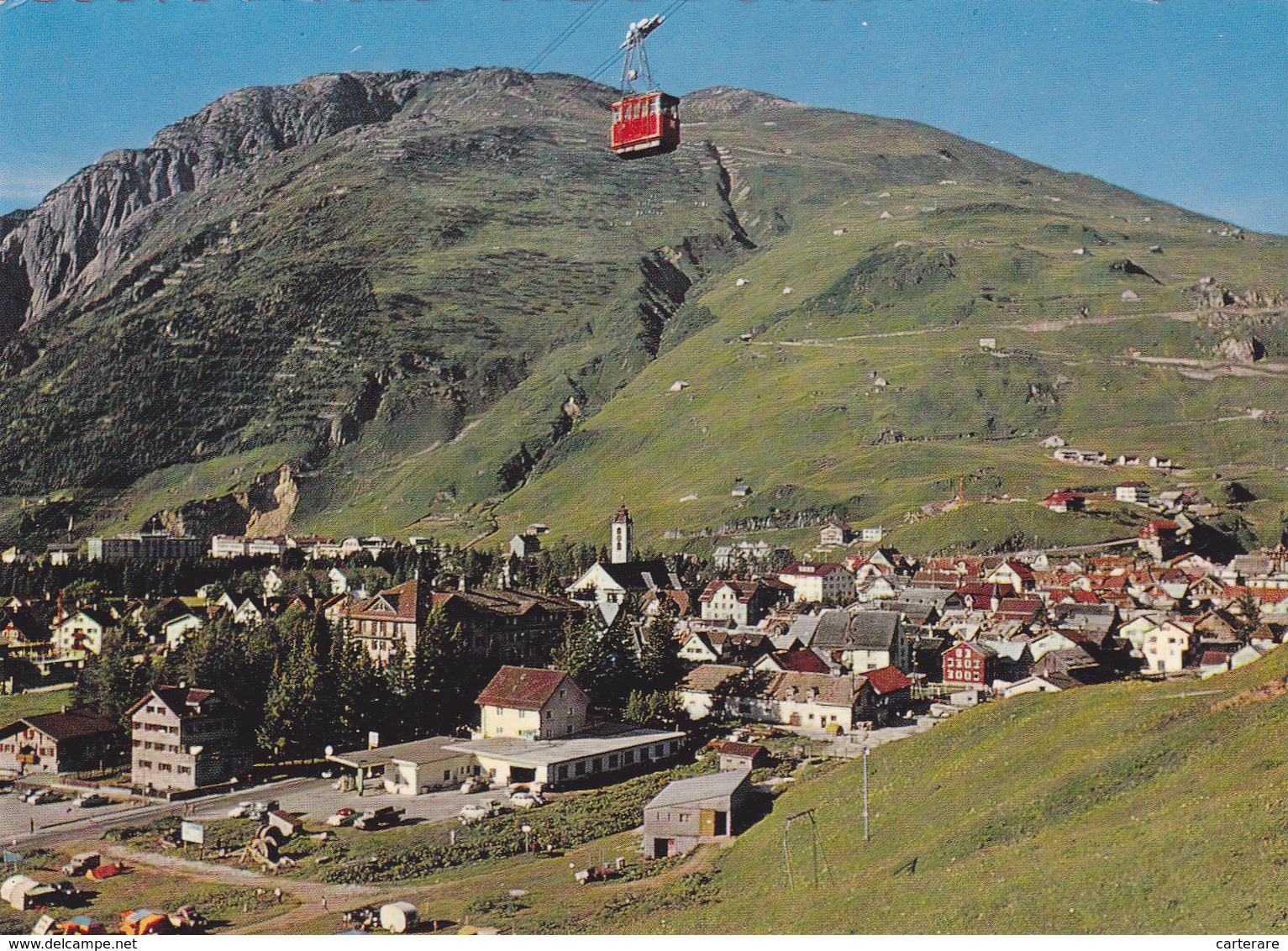 SUISSE,SCHWEIZ,SVIZZERA,S WITZERLAND,HELVETIA,SWISS,URI,ANDERMATT,TELEFERIQUE,TELEPHERIQUE - Andermatt