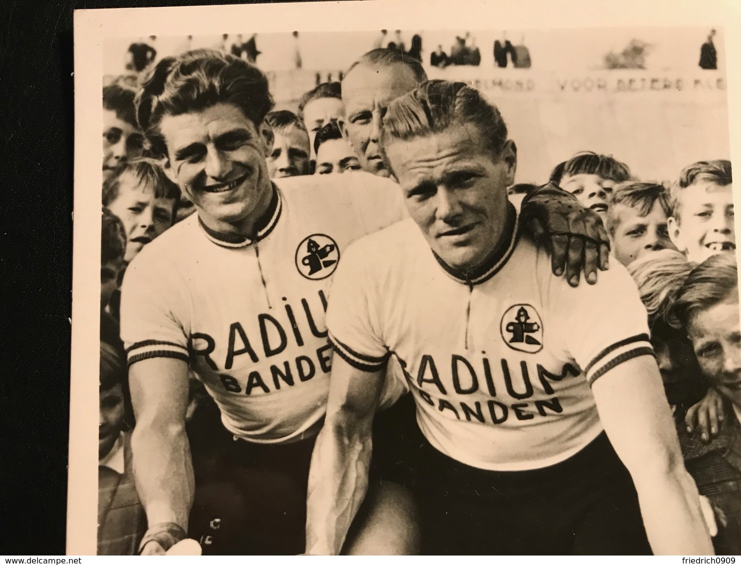 Harm Smits & Cor Bakker Niederlande Radium Reifen   Radfahrer Radrennen Radsport  Cycling Velo Wielrennen - Wielrennen