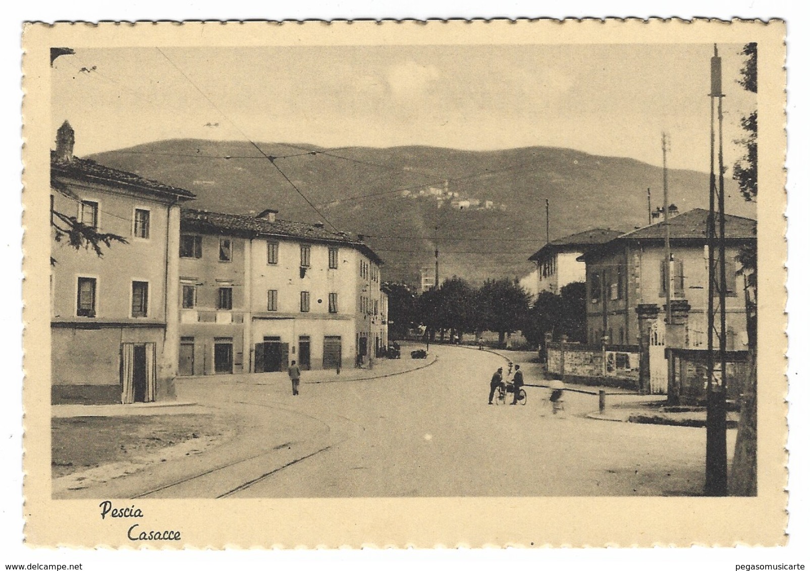 3493 - PESCIA PISTOIA CASACCE ANIMATA 1950 CIRCA - Altri & Non Classificati