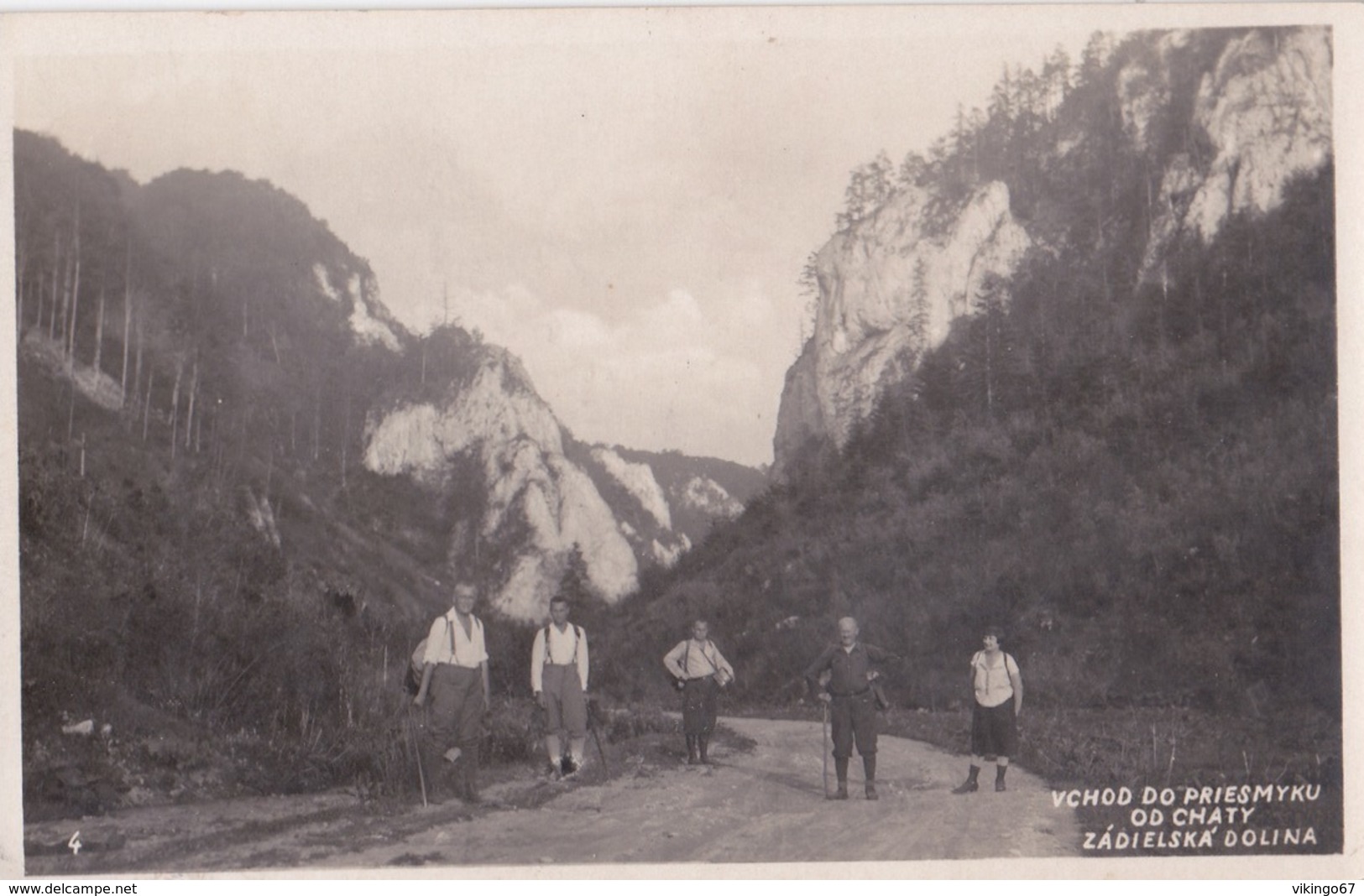 2039 - VCHOD DO PRIESMYKU OD CHATY - ZADIELSKA DOLINA - VIAGGIATA TURNA NAD BODVOU - Slovacchia