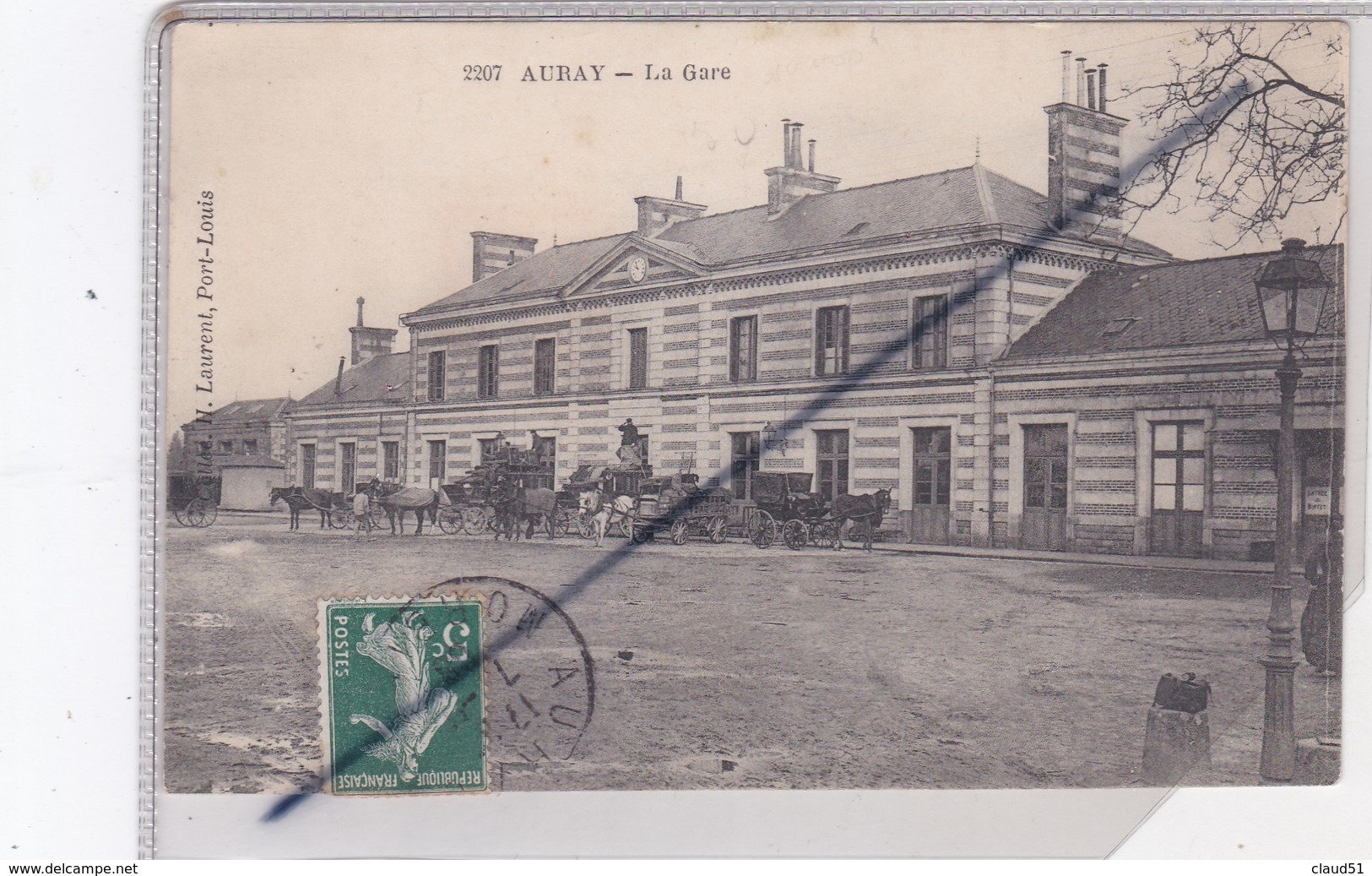 Auray (56) La Gare (extérieure ) - Auray