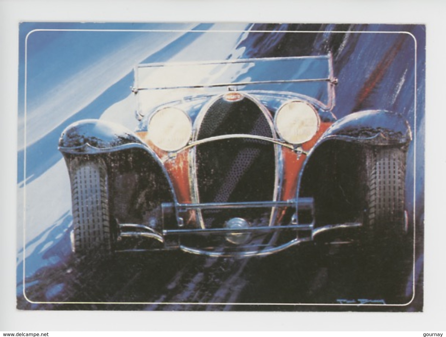 Art Et Automobile : Paul Bracq Illustrateur - Bugatti Type 55 8 Cylindres En Ligne 2262 CM3 - Voitures De Tourisme