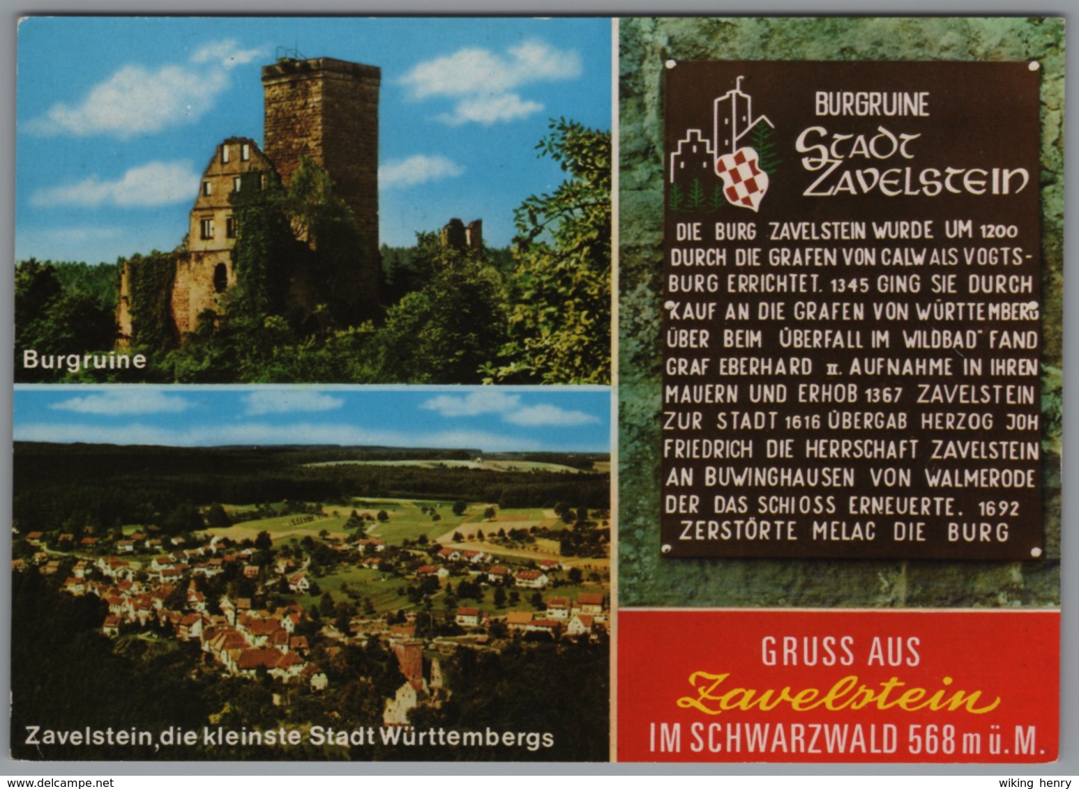 Bad Teinach Zavelstein - Mehrbildkarte 2 - Bad Teinach