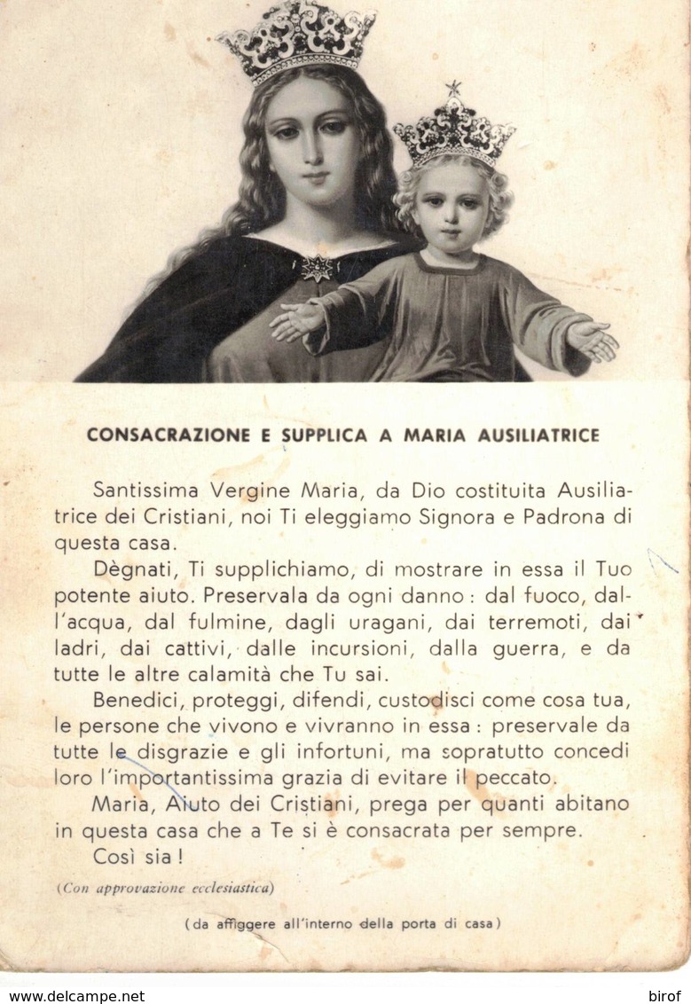 CONSACRAZIONE E SUPPLICA A MARIA AUSILIATRICE - - Vergine Maria E Madonne
