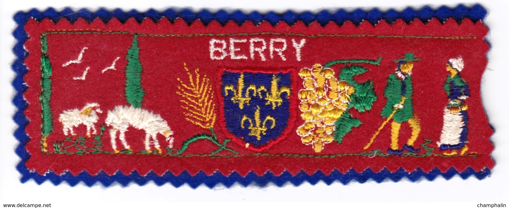 Ecusson Tissu - Berry - Blason - Armoiries - Héraldique - Ecussons Tissu