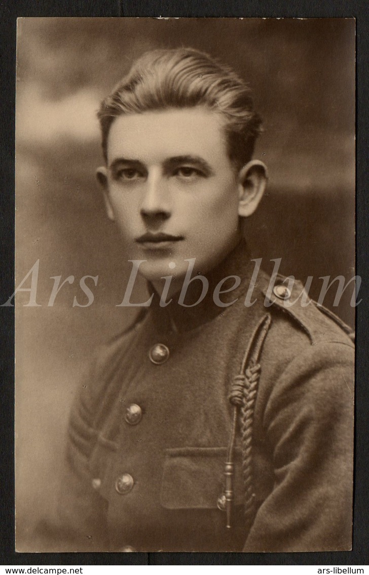 Photo Ancien / Man / Homme / Militaire / Soldier / Soldat / Unused / 2 Scans / Handsome / Gay Interest - Guerre, Militaire