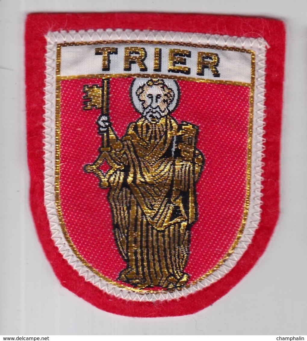 Ecusson Tissu - Allemagne - Trier - Trèves - Blason - Armoiries - Héraldique - Ecussons Tissu