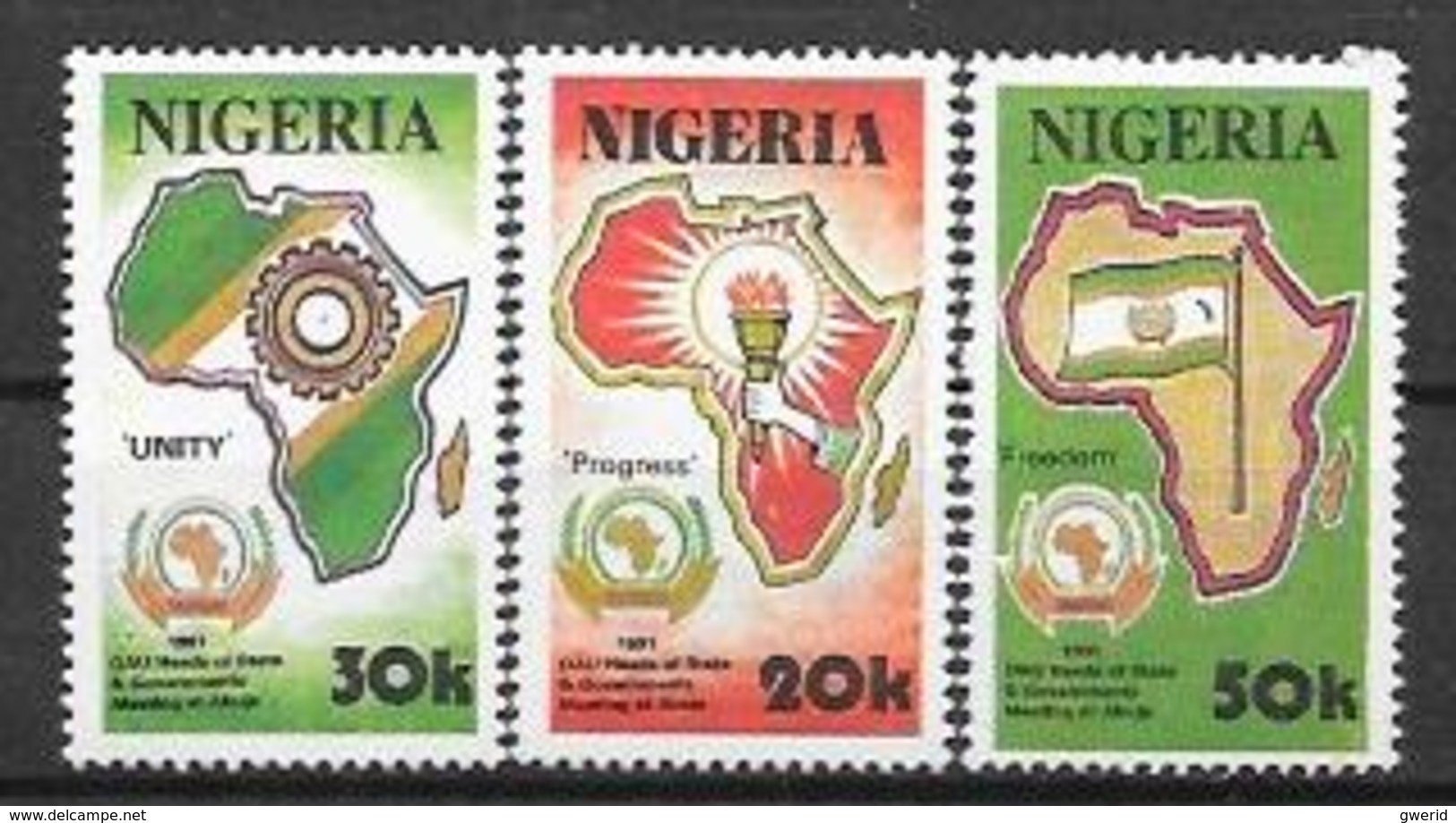 Nigeria  N° 570/72 YVERT NEUF * - Nigeria (1961-...)