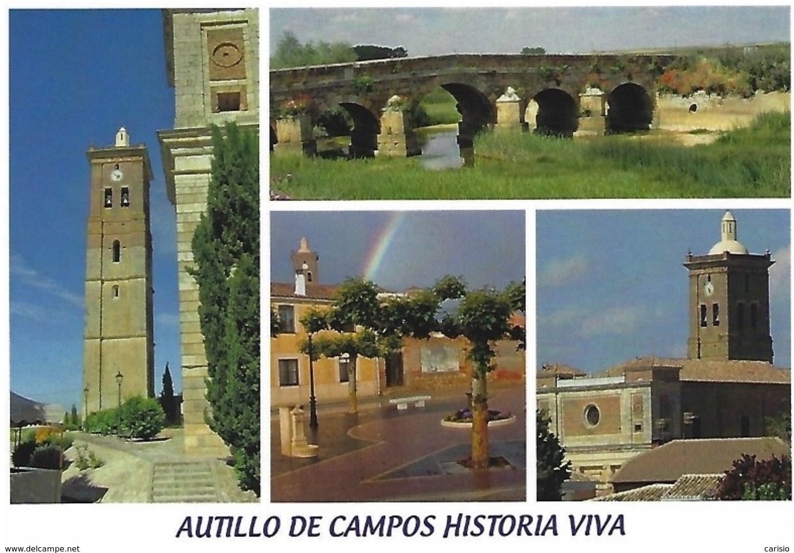 AUTILLOS DE CAMPOS, Hª VIVA. TARJETA PREFRANQUEADA ESPAÑA. TARIFA A. ENTERO POSTAL. Postcard Paid Postage. - 1931-....