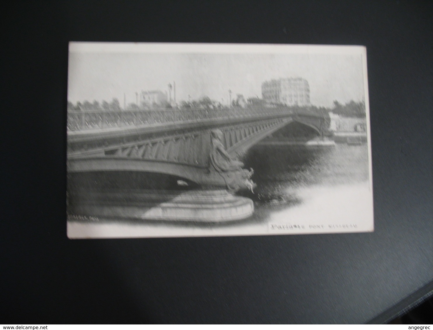 Carte   Paris Paris Pont Mirabeau Reproduction - Arrondissement: 15