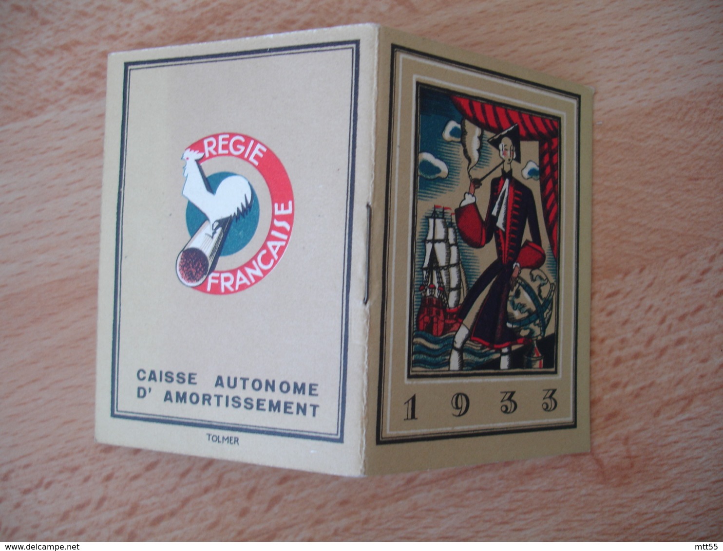 Calendrier  Regie Francaise Tabac  Cigarette Cigare - Small : 1921-40